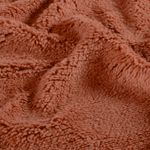 Pile orsetto - tinta unita ruggine