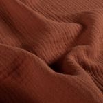 Coton mousseline - Rouille
