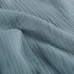 Coton mousseline - Bleu