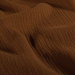 Coton mousseline - Marron