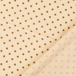 Baumwolle Cretonne - Kleine Punkte Beige Sand Wash