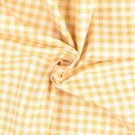 Baumwolle Cretonne - Kariert Beige Sand Wash