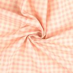 Baumwolle Cretonne - Kariert Beige Rosa Wash