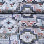 Toile de coton canevas - Impression digitale Inka Gris