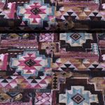 Baumwoll Canvas - Digitaldruck Inka Violett