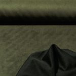 Scuba Suede - Wildlederoptik Army Doubleface