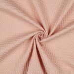 Soft vaffelpiqué - pudderrosa