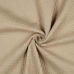 Soft vaffelpiqué – sand