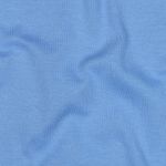 Bord-côte uni bio - bleu 075