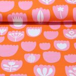 Bio Jersey - Hamburger Liebe Digitaldruck Easygoing Tulips Orange