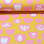 Ekologisk Jersey - Hamburger Liebe Digitalt tryck Easygoing Tulips Gul