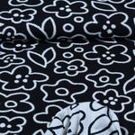 Jersey bio - Hamburger Liebe Easygoing June Jacquard Double face Noir Ecru