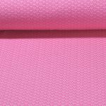 Ekologisk Jersey - Hamburger Liebe Easygoing Sweetheart Jacquard Stickad Rosa Rosa