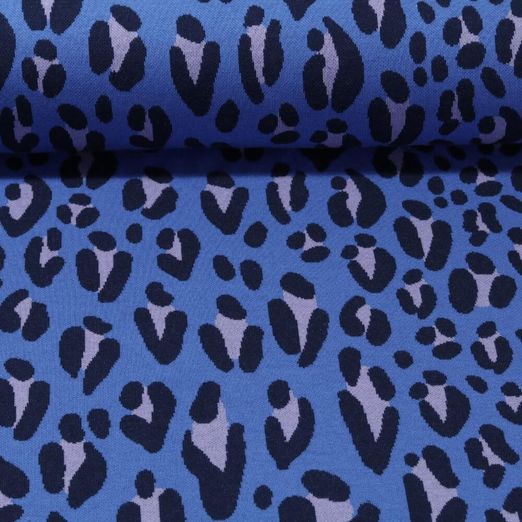 Bio Jersey - Hamburger Liebe Easygoing Safari Jacquard Blau Navy