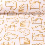 Coton - Chats Blanc Curry