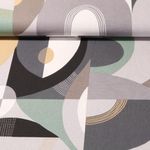 Baumwolle Webware - Retro Grau