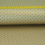 Trachtenstoff - Baumwollsatin Dirndl Design "Lilly" Beige