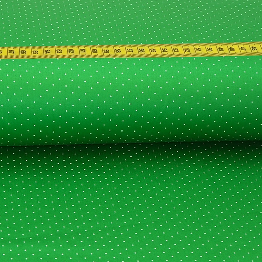 Trachtenstoff - Baumwollsatin Dirndl Design "Katl" Grün
