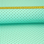 Trachtenstoff - Baumwollsatin Dirndl Design "Evi" Mint