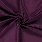 Taftstoff Crashed Uni Aubergine