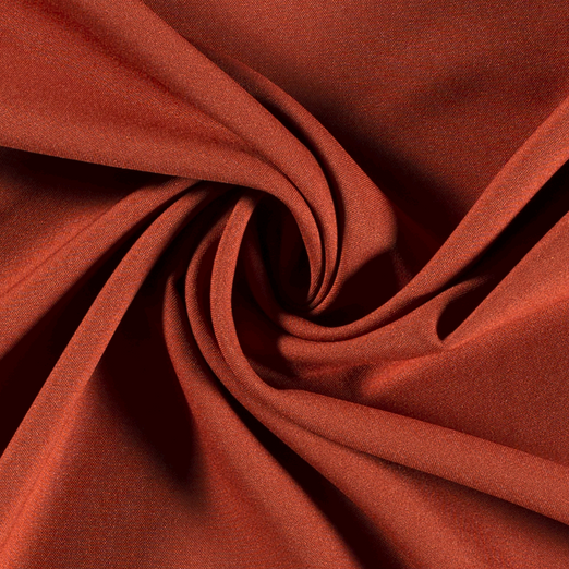 Stretch Bekleidungsstoff Uni Rotorange