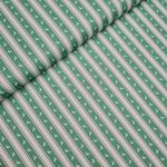 Trachten Baumwolle Serie Heike Hirschen & Streifen Grün