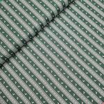 Trachten Baumwolle Serie Heike Hirschen & Streifen Dunkelgrün