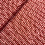 Trachten Baumwolle Serie Frauke Blumen & Streifen Rot