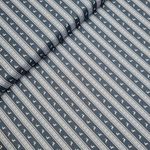 Trachten Baumwolle Serie Heike Hirschen & Streifen Blau