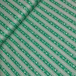 Trachten Baumwolle Serie Frauke Blumen & Streifen Grün