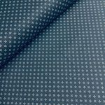 Trachten Baumwolle Serie Silke Coord Kreuzblümchen Marine