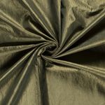 Tela tafetán arrugada lisa khaki