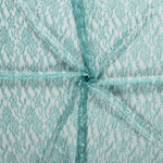 Spitzenstoff Flower Uni Dunkelmint