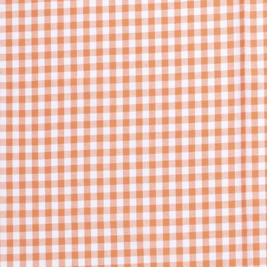Baumwolle Little Darling Midi Karo Orange