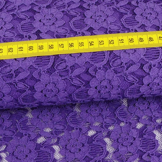Spitzenstoff SWAFING Blüten Lila