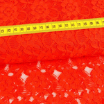 Spitzenstoff SWAFING Blüten Rot