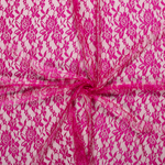 Spitzenstoff Flower Uni Dunkelpink