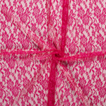 Spitzenstoff Flower Uni Pink