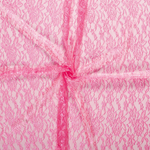 Spitzenstoff Flower Uni Rosa