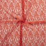 Spitzenstoff Flower Uni Orange