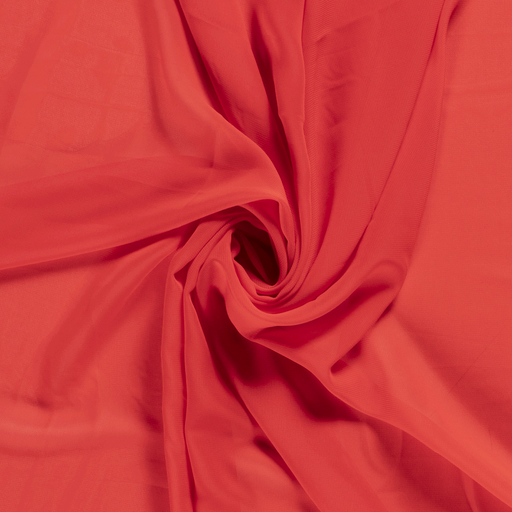 Chiffon Uni Rot