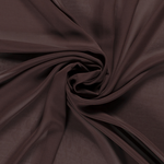 Chiffon Uni Dunkelbraun Chiffon Uni Dunkelbraun