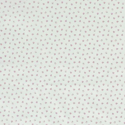 Baumwolle Little Apples auf Hellmint Baumwolle Little Apples auf Hellmint