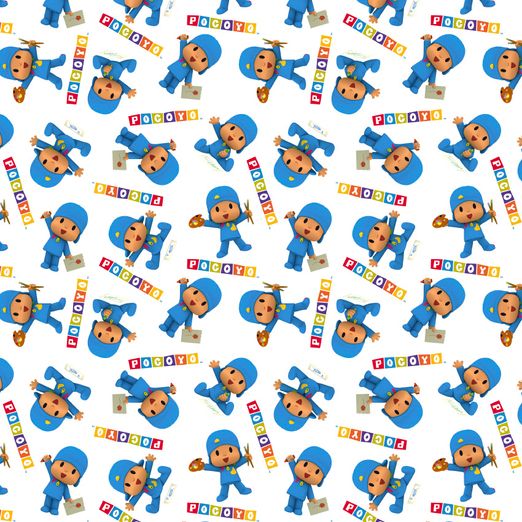 Baumwolle LIZENZ Pocoyo Digital