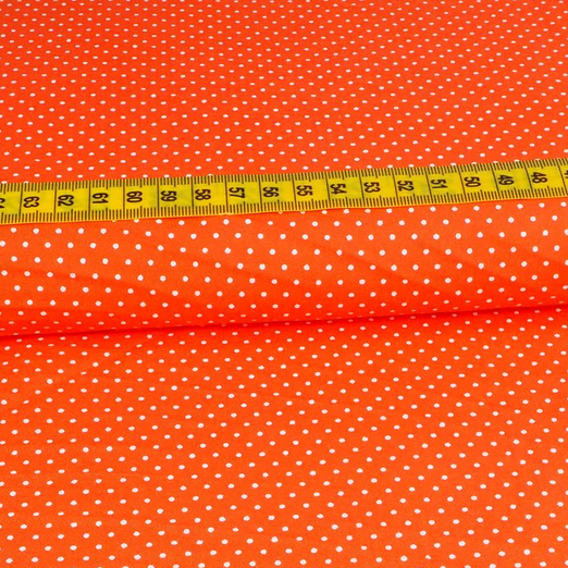 Viskose Kleine Punkte Orange