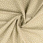Baumwolle Small Butterflies Beige