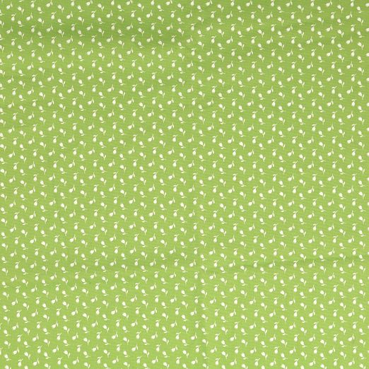 Baumwolle Small Flowers Lime