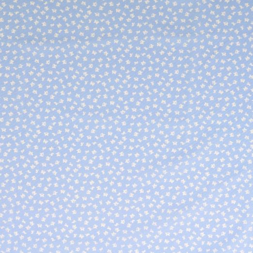 Baumwolle Small Butterflies Hellblau