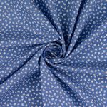 Baumwolle Small Butterflies Rauchblau