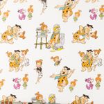 Baumwolle The Flinstones Feuersteins auf Weiß Lizenz Digital